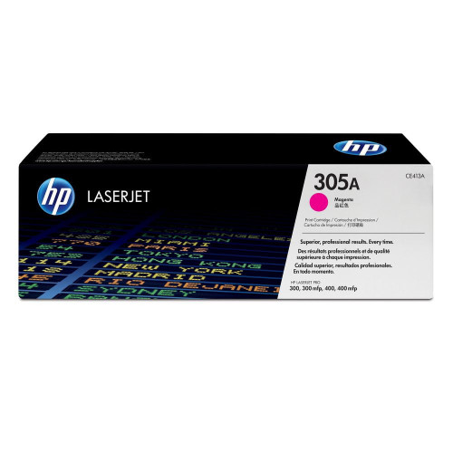 טונר מג'נטה (אדום) מקורי    HP 305A CE413A