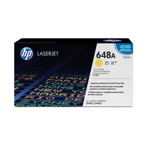 טונר צהוב מקורי    HP 648A CE262AC