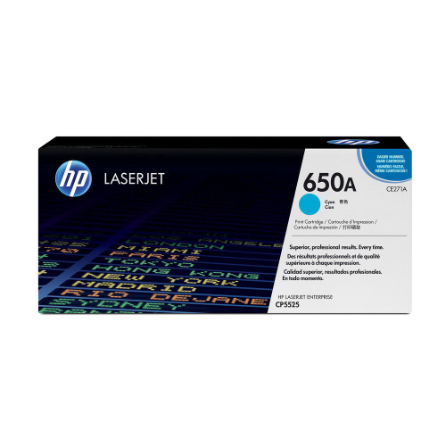 טונר צ'יאן (כחול) מקורי    HP 650A CE271A