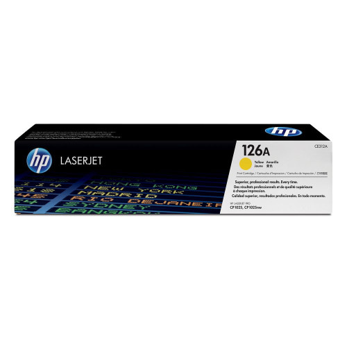 טונר צהוב מקורי    HP 126A CE312A