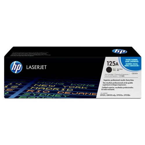 טונר שחור מקורי    HP 125A CB540A