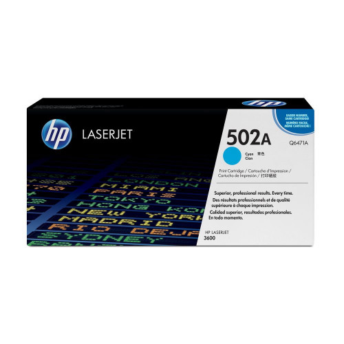 טונר צ'יאן (כחול) מקורי    HP 502A CLJ3600