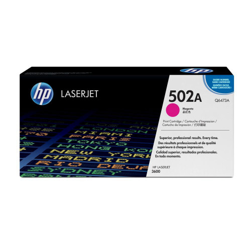 טונר מג'נטה (אדום) מקורי    HP 502A Q6473A