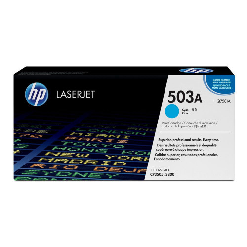 טונר צ'יאן (כחול) מקורי    HP 503A Q7581A