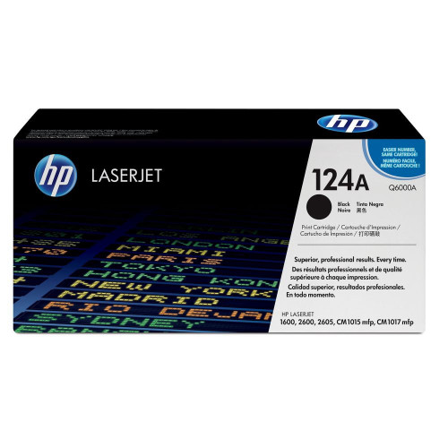טונר שחור מקורי    HP 124A Q6000A