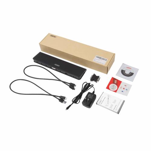תחנת עגינה למחשב נייד UNITEK Universal Docking Station USB3.0 Y-D001A 