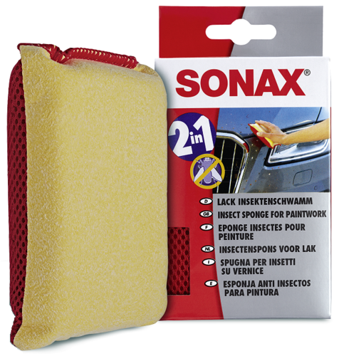 ספוג דו צדדי להסרת חרקים ולייבוש SONAX