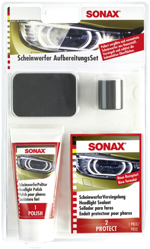 ערכת חידוש לפנסים SONAX Headlight Restoration Kit