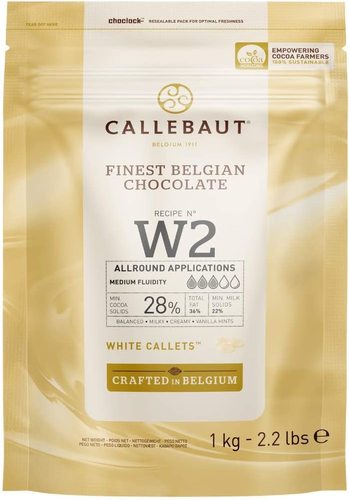 שוקולד לבן 28% 1 קג CALLEBAUT