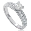 טבעת אירוסין יהלומים 0.84ct מזהב 14K