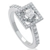 טבעת יהלומים מלכותית 0.73ct מזהב 14K