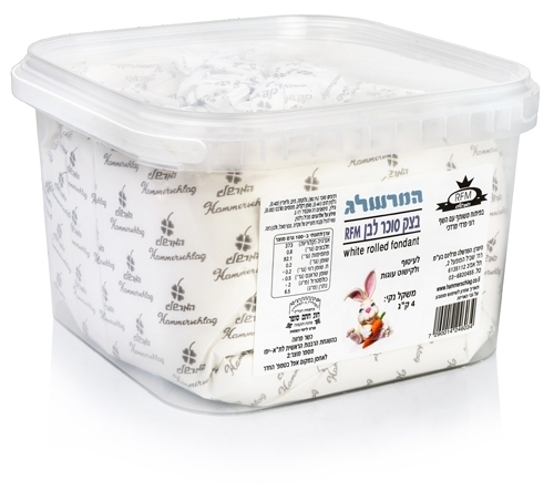 בצק סוכר לבן 4 ק