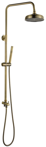 מוט פינוק עם מזלף מיקרופון ברונזה רטרו BRASS