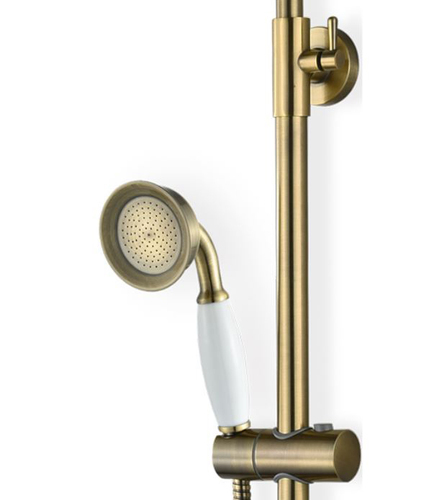 מוט פינוק עם מזלף טלפון ברונזה רטרו BRASS