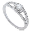 טבעת אירוסין יהלומים 0.66ct מזהב 14K