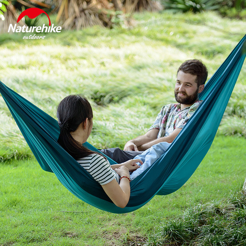 ערסל מבד מצנחים לשכיבה מתקפל לקטן יחיד  NATUREHIKE Super Light Hammock