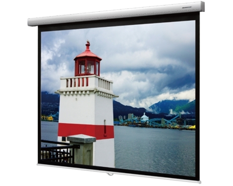 מסך הקרנה ידני לתליה על קיר 2.03X2.03 מ