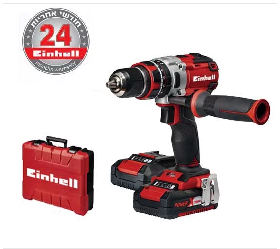 מברגת גיר רוטטת BRUSHLESS +שני סוללות ליתיום 18V 2.0Ah 