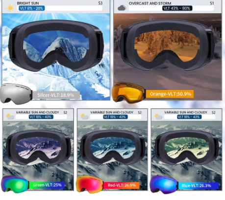 משקפי סקי וסנובורד במבצע GOGGLES SKI