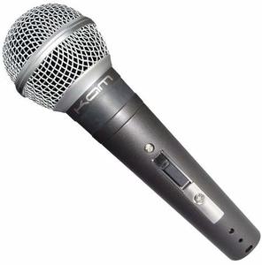מיקרופון דינמי מקצועי עם כבל XLR וקייס KAM KDM582