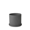 עציץ תבלינים אפור כהה NONA Herb pot