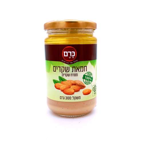 חמאת שקדים קלופים 300 גר'