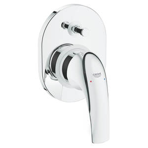 אינטרפוץ 4 דרך גרואה קומפלט 29043000 BAU CURVE כרום GROHE