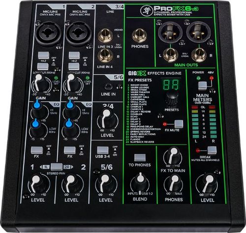 זוית נוספת Mackie ProFX6 v3