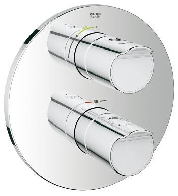 כיסוי חיצוני תרמוסטטי 3 דרך 19354001 GROHTHERM 2000 כרום GROHE