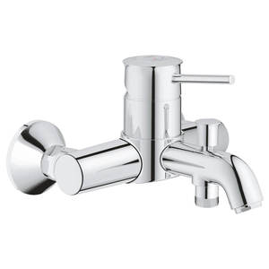 ברז סוללה לאמבטיה גרואה 32865000 BAU CLASSIC כרום GROHE