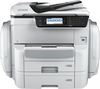 מדפסת משולבת, הזרקת דיו ציבעונית   Epson WorkForce Pro WF-C869RDTWF