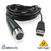 USB מקליט מיקרופון עם מחבר XLR