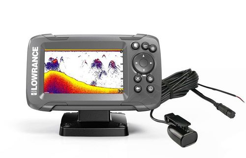 גלאי דגים עם GPS לורנס Lowrance Hook2-4x GPS Bullet Skimmer מגלה דגים LOWRANCE