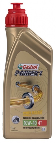 שמן מנוע 1 CASTROL 10W40 4T 1L POWER 