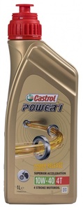שמן מנוע 1 CASTROL 10W40 4T 1L POWER 
