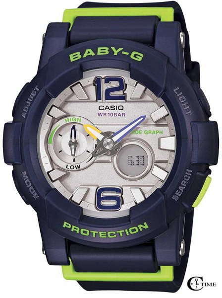 Baby G BGA-180-2B - שעון קסיו בייבי אתגרי ומשוכלל בעיצוב ייחודי