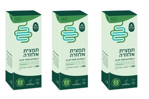 תמצית אלוורה | תוספת תמציות צמחים | מכיל 500 מ"ל | מבצע שלישיה | רא צמחים |