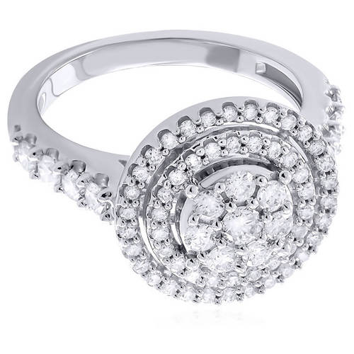 טבעת 1.0 CT יהלומים מזהב 14K