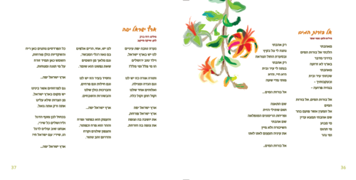 סדר טו בשבט בעיצוב שבעת המינים (L)