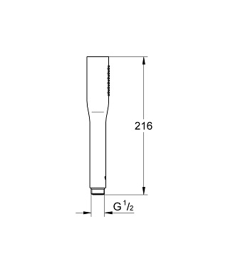 מזלף 27367000 EUPHRIA STICK כרום GROHE