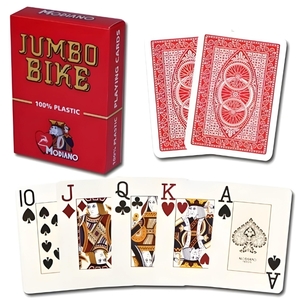 קלפים פלסטיק Jumbo Bike - חפיסה אחת