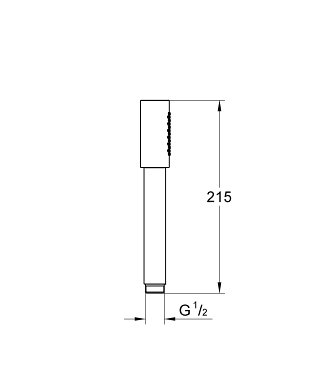 מזלף 28034000 כרום GROHE