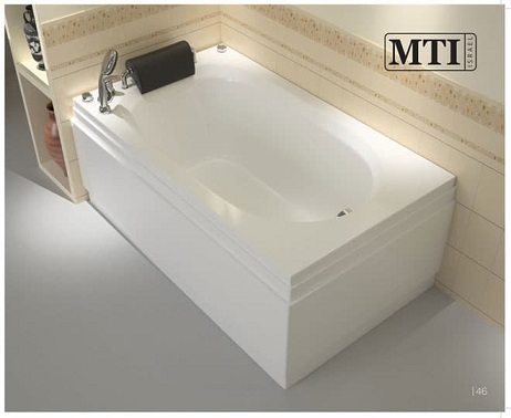 אמבטיה אקרילית מלבנית 120X70 MTI 01