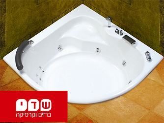 אמבטיה פינתית MTI 35 מידה 150X150 סמ