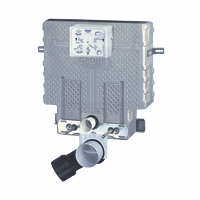 מיכל הדחה לקיר בלוק סמוי GROHE נמוך דגם 38415001=משלוח לפי יחידה