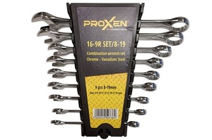 סט 9 חלקים - רינג פתוח מתוצרת Profxene 16-09R SET/8-19