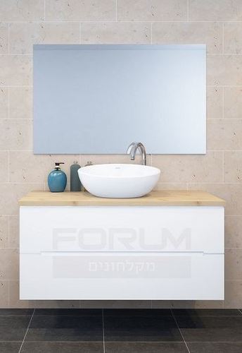 ארון אמבטיה תלוי מגירות אפוקסי כולל בוצר 100 סמ