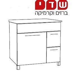 ארון אמבטיה עומד גימור פורמייקה דגם לירון 70 סמ