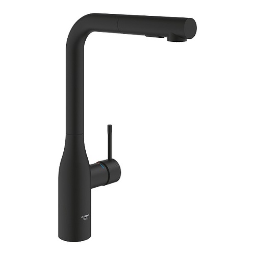 ברז מטבח נשלף GROHE גוון שחור מט דגם 30504KF0