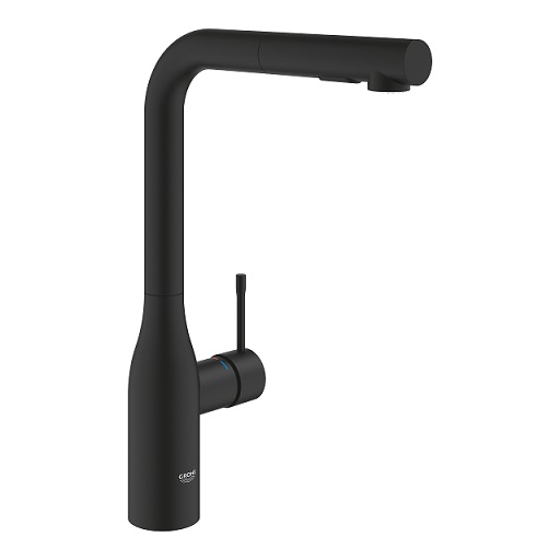ברז מטבח נשלף GROHE גוון שחור מט דגם 30504KF0